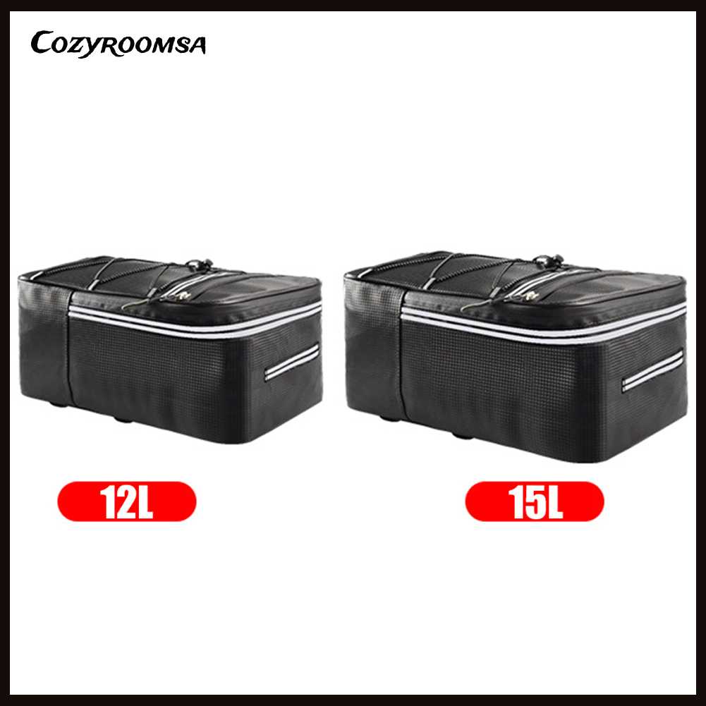 Túi Đựng Đồ Gắn Yên Sau Xe Đạp Chống Thấm Nước Dung Tích 12L / 15L