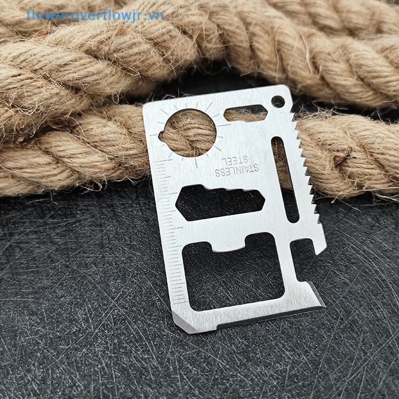 Thẻ Sinh Tồn Mini 11 Trong 1 Tiện Dụng Mang Theo Du Lịch Cắm Trại