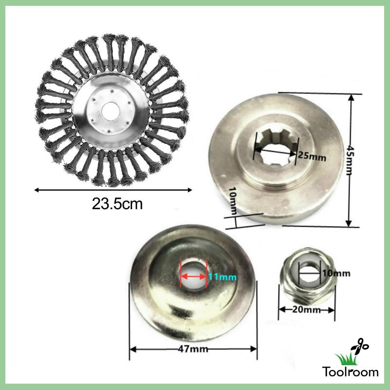 Đầu Cắt Cỏ Bằng Dây Thép Có Thể Xoay Tiện Dụng