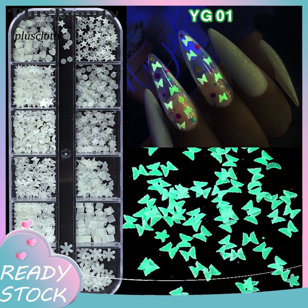 Hạt Kim Sa Hình Bướm Trang Trí Móng Tay Thời Trang