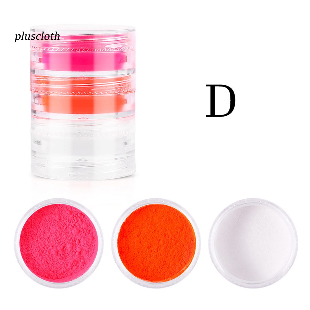 Bột Phosphor Dạ Quang Lâu Trôi Trang Trí Móng Cho Nữ