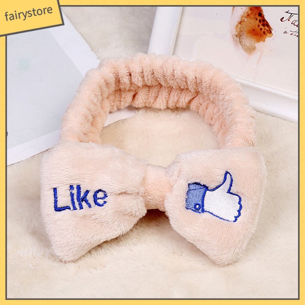 Băng Đô Vải Flannel Mềm Co Giãn Chống Rách Dùng Trang Điểm Cho Nữ