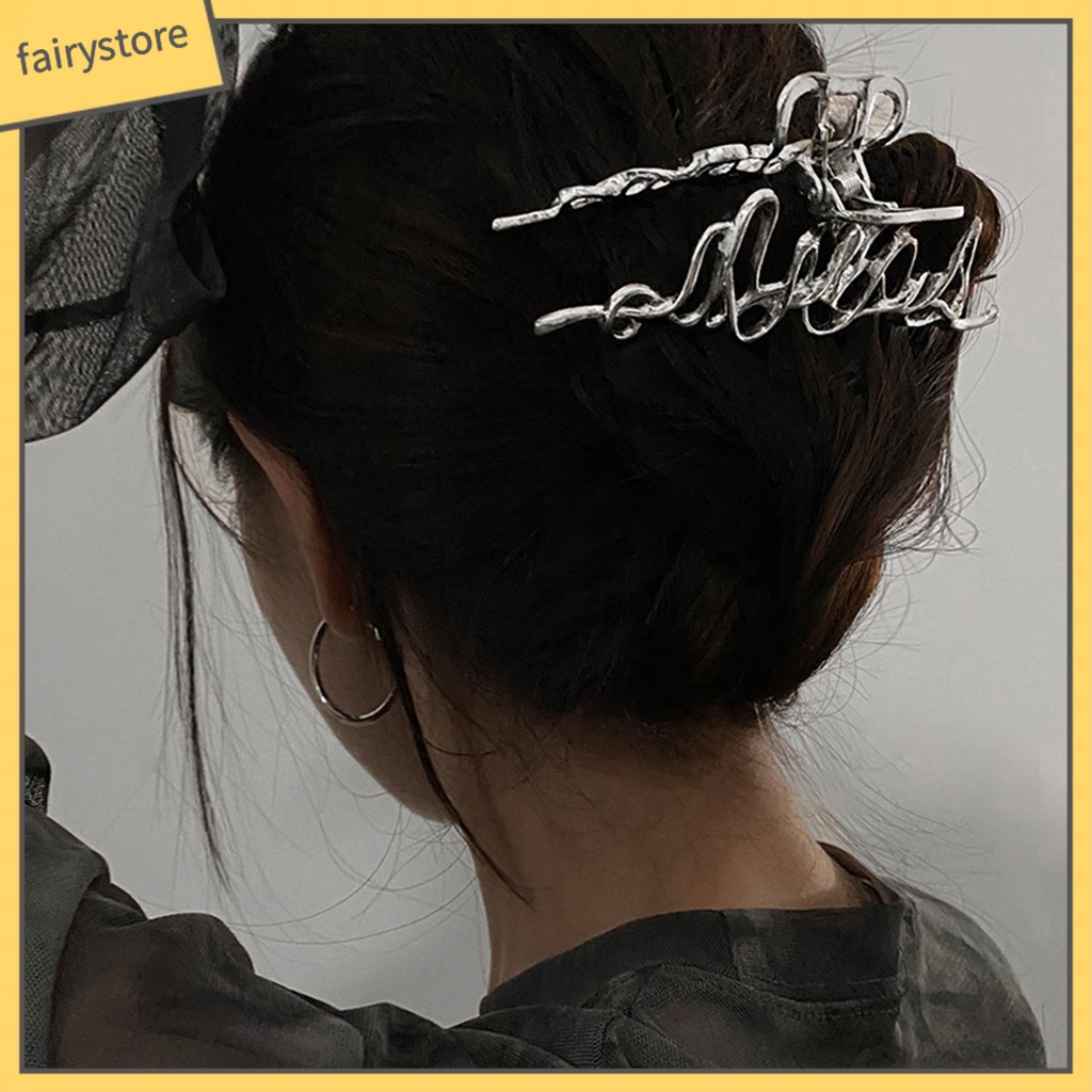 Kẹp Tóc Hình Đĩa Mạ Điện Sáng Tạo Cho Nữ