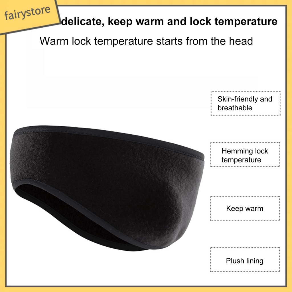 Băng Đô Lông Cừu Co Giãn Chống Gió / Lạnh Bảo Vệ Tai Unisex
