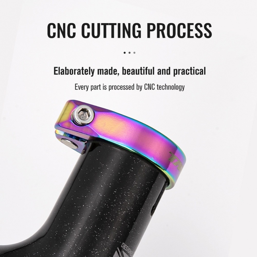 Kẹp Hợp Kim Nhôm Màu Đen Chất Lượng Cao Cho Xe Đạp