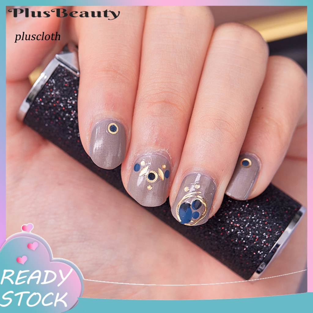 1 Bộ Miếng Dán Móng Tay Siêu Mỏng Không Gây Kích Ứng Có Thể Tháo Rời