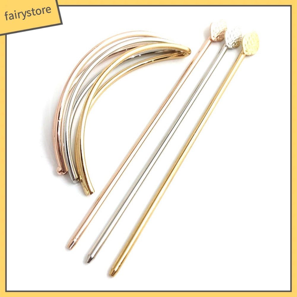 Kẹp Tóc Hình Lá Elip Rỗng Cho Nữ