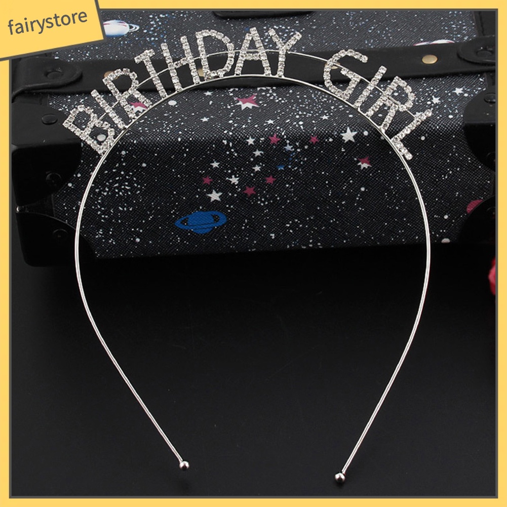 Băng Đô Cài Tóc Hình Vương Miện Bằng Kim Loại Có Đính Đá