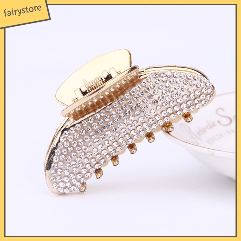 Kẹp Tóc Đính Đá Và Ngọc Trai Giả Thanh Lịch Dành Cho Nữ