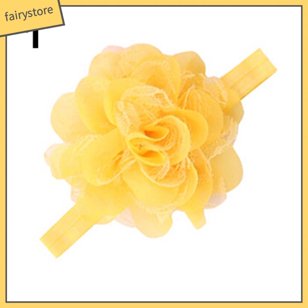 Băng Đô Hoa Co Giãn Dễ Thương Cho Bé Gái