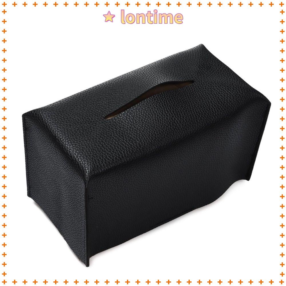 Bộ 2 Vỏ Bọc Hộp Khăn Giấy Bằng Da Phong Cách Hiện Đại Trang Trí Nhà Cửa