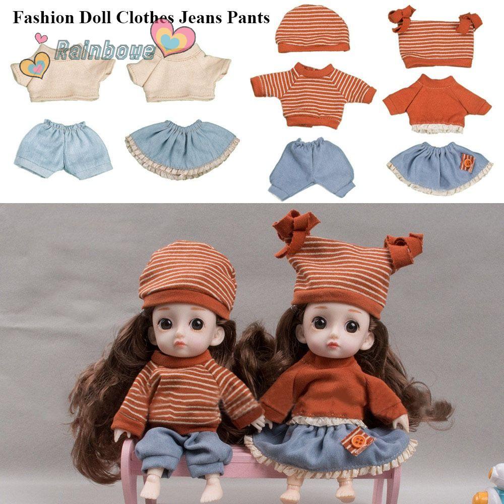 Bộ Đồ Màu Cầu Vồng Xinh Xắn Dành Cho Búp Bê