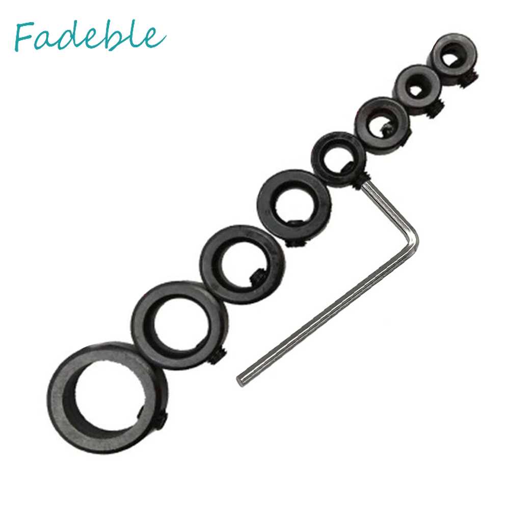 Bộ 8 Mũi Khoan Định Vị Kèm Cờ Lê Nhỏ Điều Khiển Độ Sâu Làm Mộc