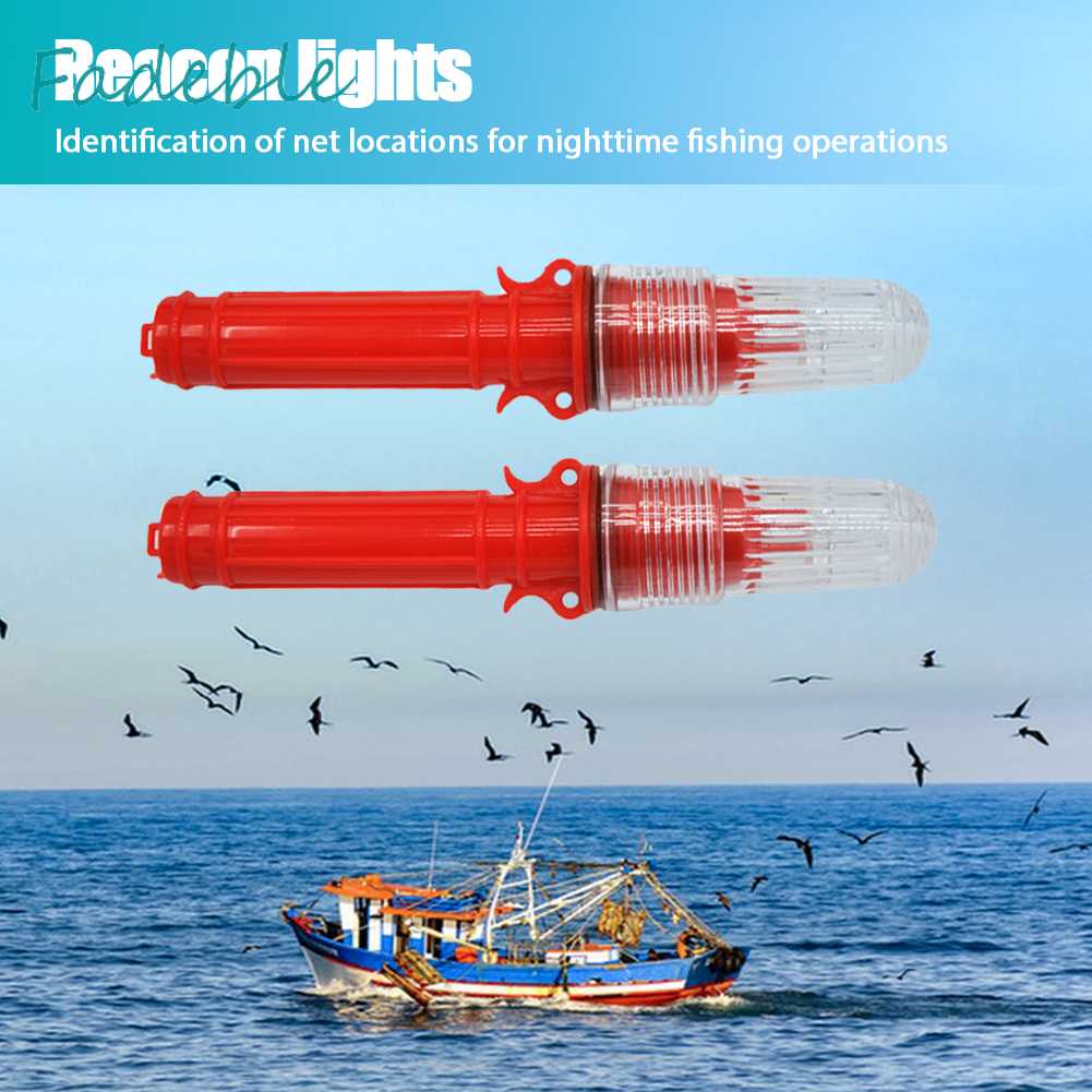 Bộ 2 Đèn Pin Chống Thấm Nước Nhỏ Gọn Tiện Dụng Cho Bánh Răng Câu Cá