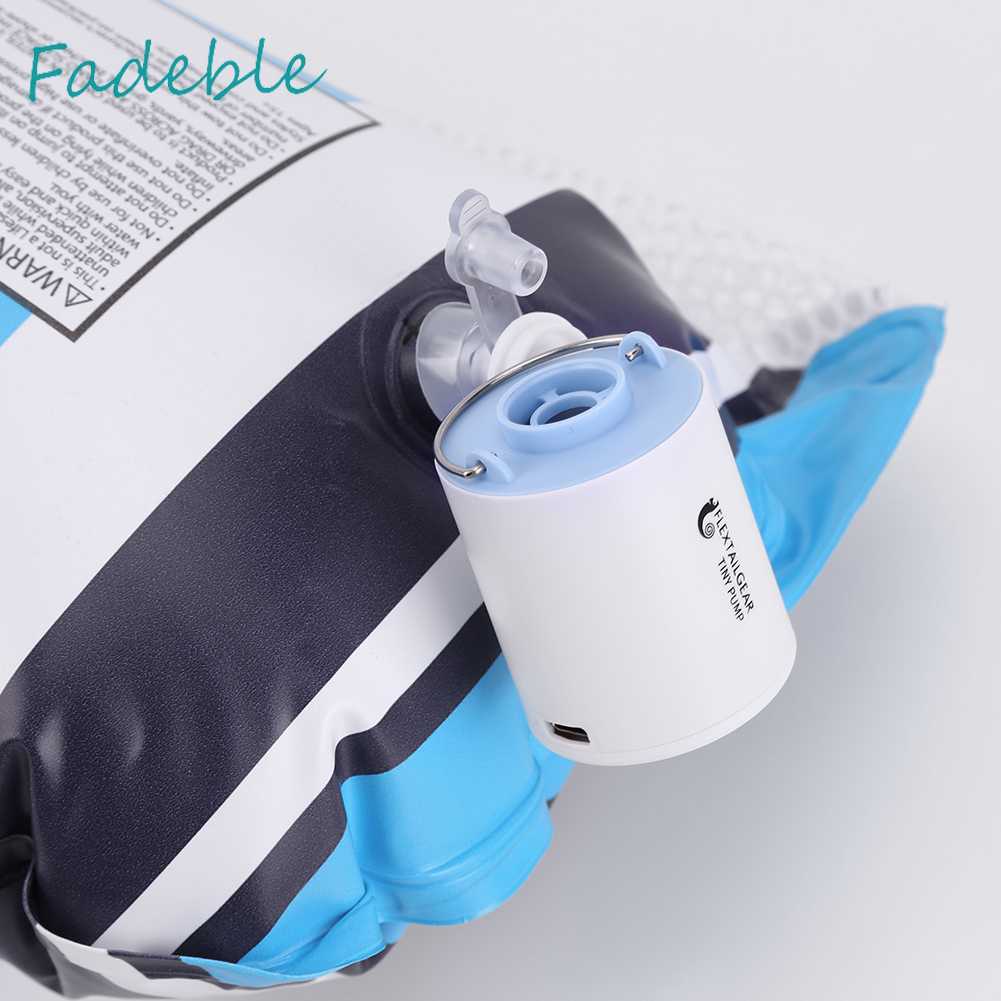 Máy Bơm Hơi Mini 1300mAh Sạc Được