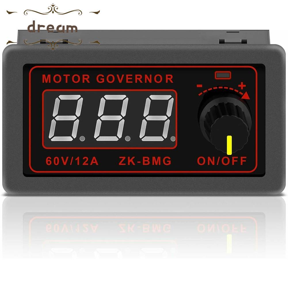 【DREAMLIFE】DC 9-60V 12A Motor PWM Speed Controller 500W Adjustable Speed Regulator Switch