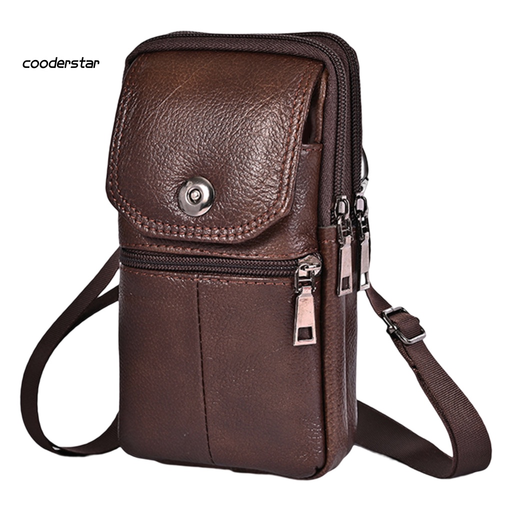 Túi Giả Da Đeo Chéo Mini Đựng Điện Thoại Đa Năng