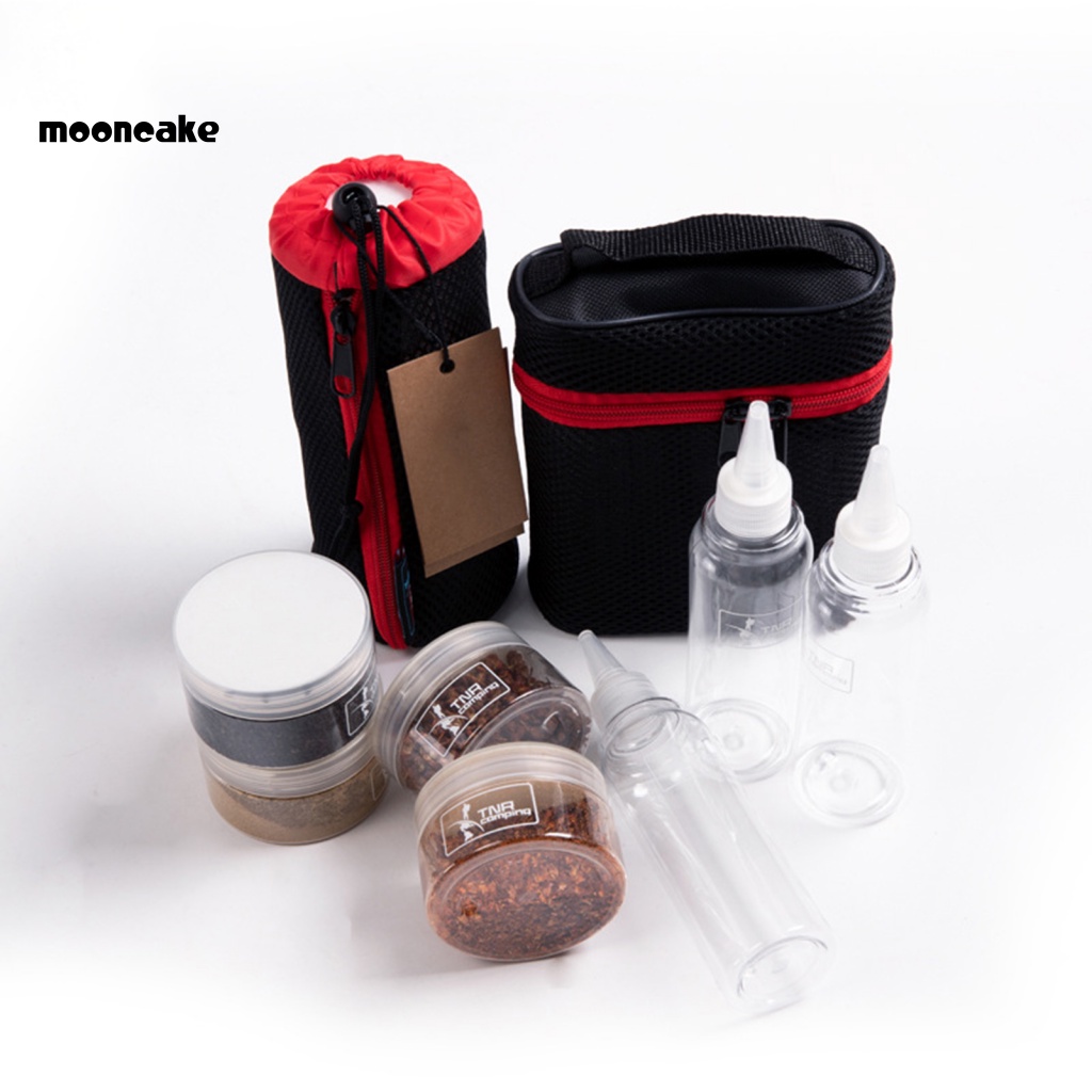 1 Bộ Hũ Đựng Gia Vị Nhiều Kiểu Không BPA Cho Cắm Trại Ngoài Trời