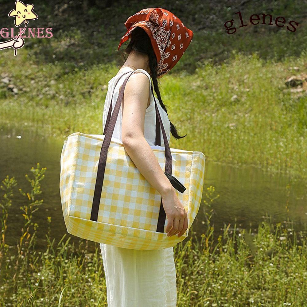 Túi Đựng Đồ Ăn Trưa Có Dây Rút Tiện Dụng Khi Đi Cắm Trại