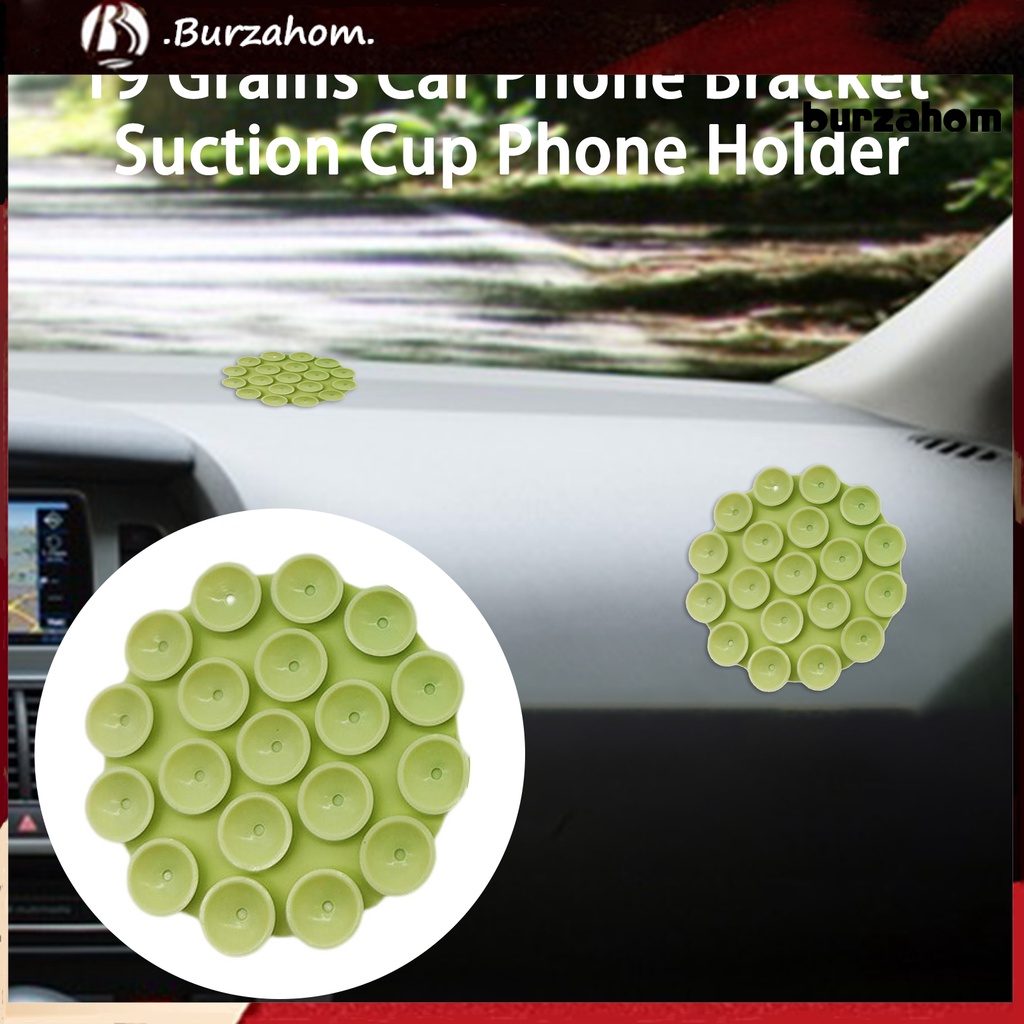 [BU] Giá Đỡ Điện Thoại Silicon Một Mặt Có Giác Hút Mạnh Chống Rơi Vỡ 19 Hạt Có Giác Hút Chắc Chắn Dành Cho Xe