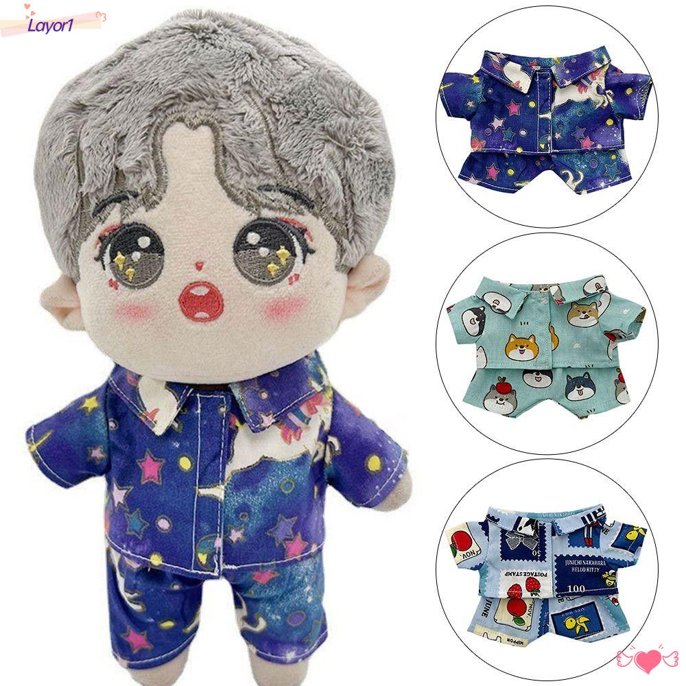 LAYOR1 Bộ Quần Áo Cotton Dành Cho Búp Bê 20cm