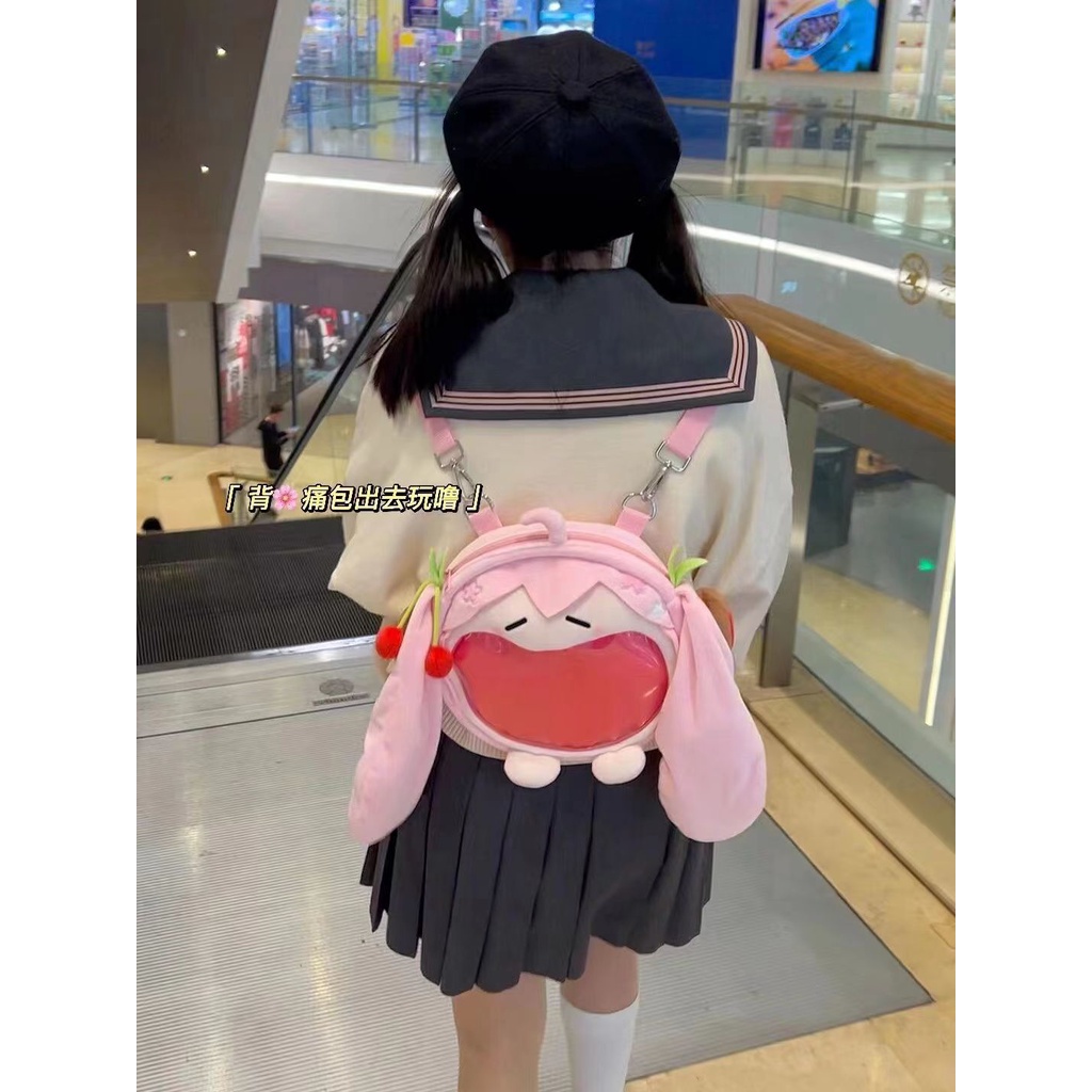 Hàng Mới Về  Balo Đeo Vai Hình Hatsune Miku Sakura