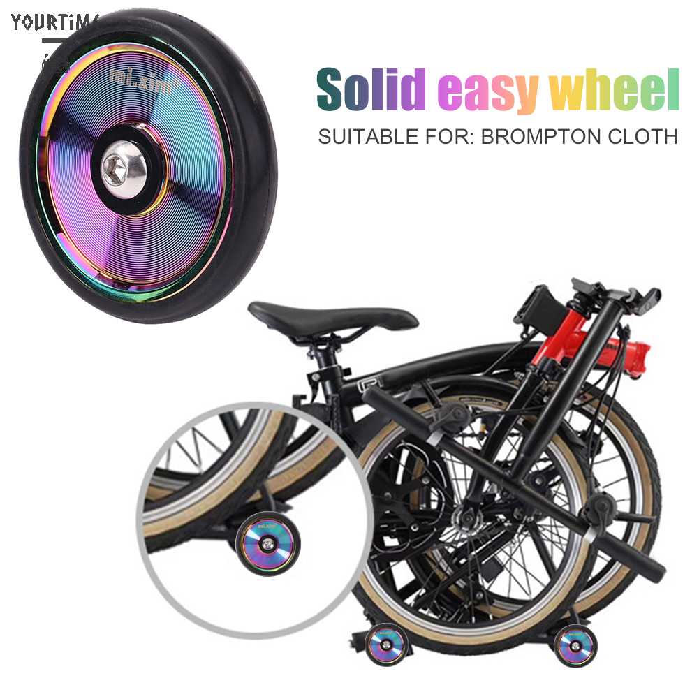 1 Bánh Xe Đạp Dễ Dàng Gấp Mở Cho Brompton CNC