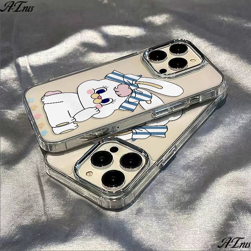 ✅Ốp Điện Thoại Mềm Đơn Giản Chống Sốc Cho Iphone1 13 7plus 14proins max / Bunny 11 8 6AYN