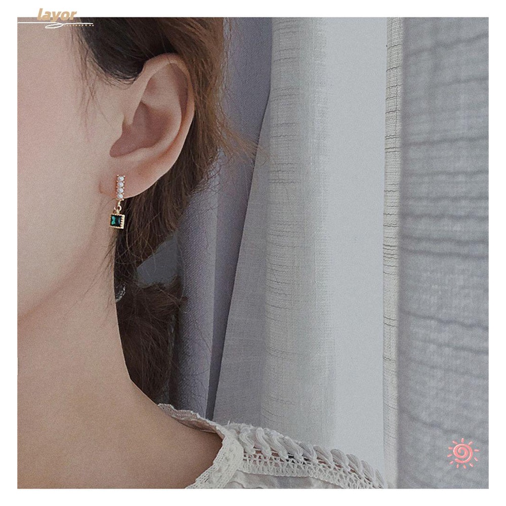 Bông Tai Dáng Ngắn Phong Cách Retro Thời Trang Cho Nữ