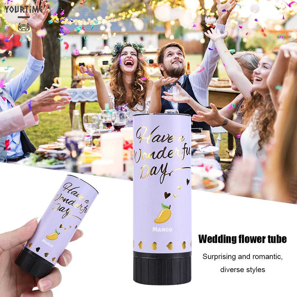 Bình Xịt Hoa Giấy Cầm Tay Cho Tiệc Sinh Nhật Đám Cưới