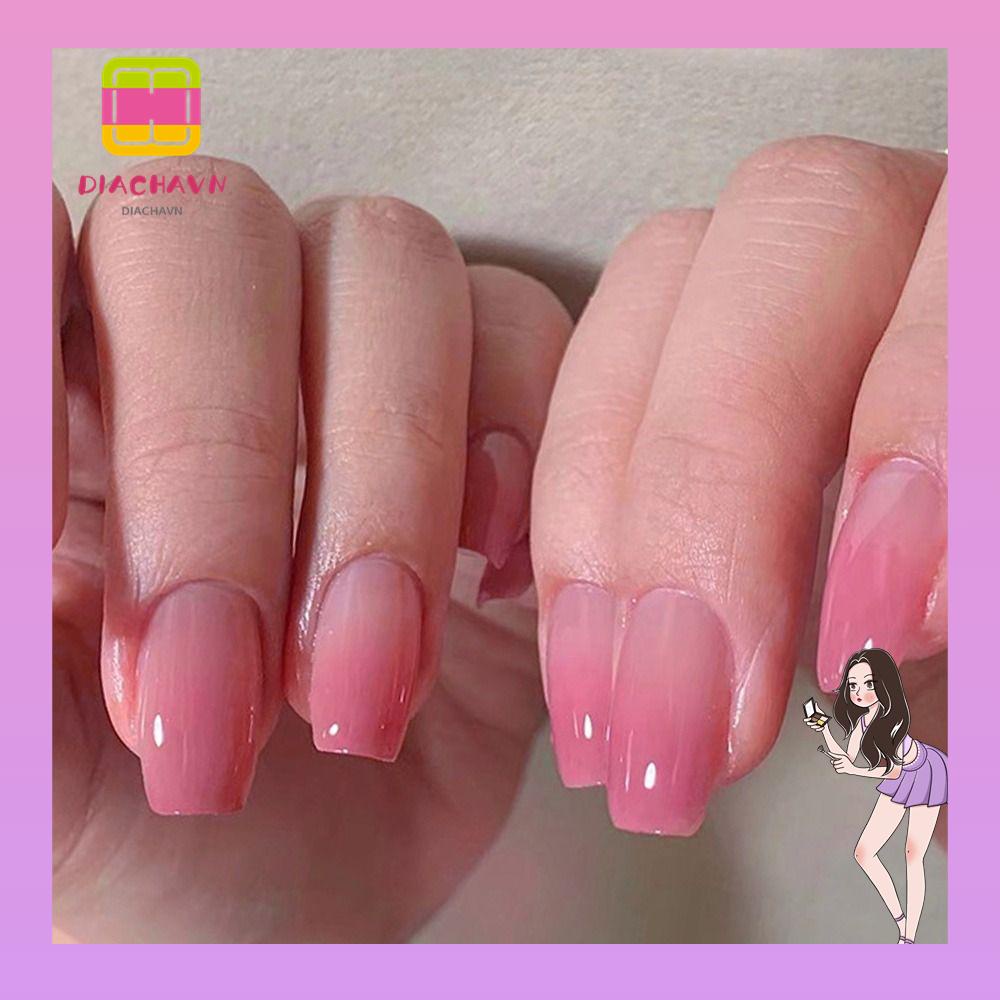 Set 24 Móng Tay Giả Che Phủ Toàn Diện Dùng Để Múa Ba Lê