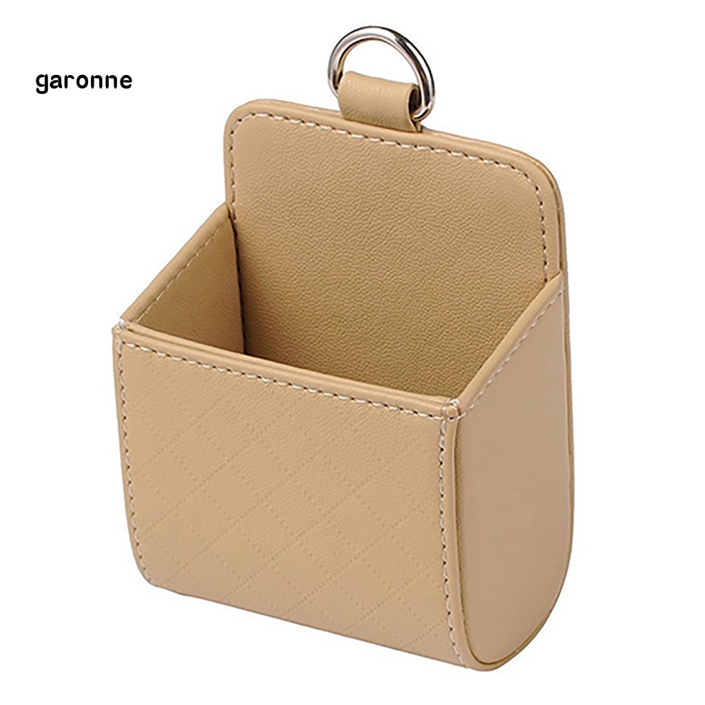 Giỏ Giả Da Đựng Vật Dụng Gắn Khe Điều Hòa Xe Hơi