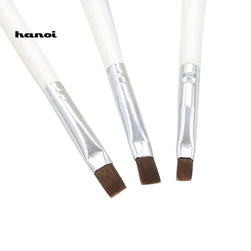 Set 3 Cọ Vẽ Trang Trí Móng Tay Nghệ Thuật Chuyên Nghiệp