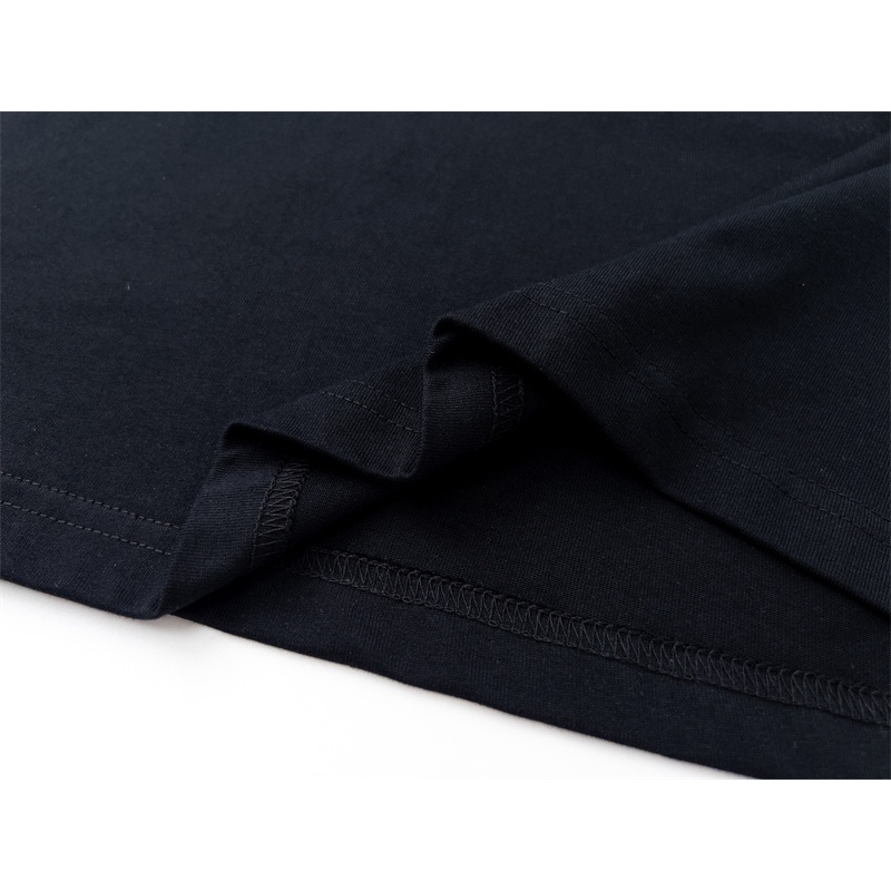 Áo Thun Tay Ngắn Thêu Logo Kiểu Cổ Điển Cá Tính