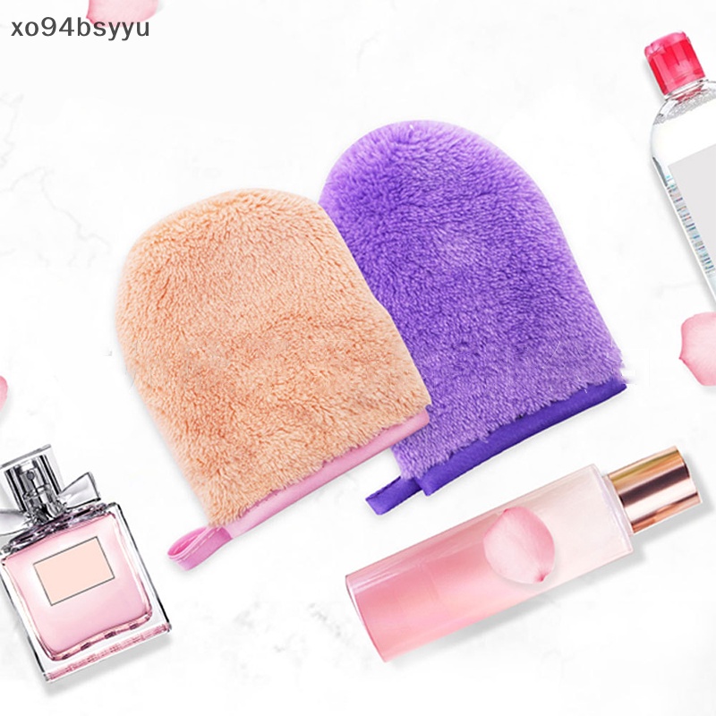 Găng Tay Tẩy Trang Xo94Bsyu Bằng Sợi Microfiber Mềm Mại Có Thể Tái Sử