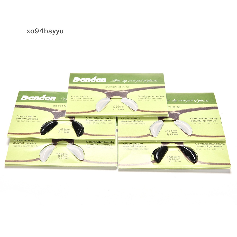 5 Cặp Đệm Mũi Silicon Chống Trượt Cho Mắt Kính Xo94Bsyu