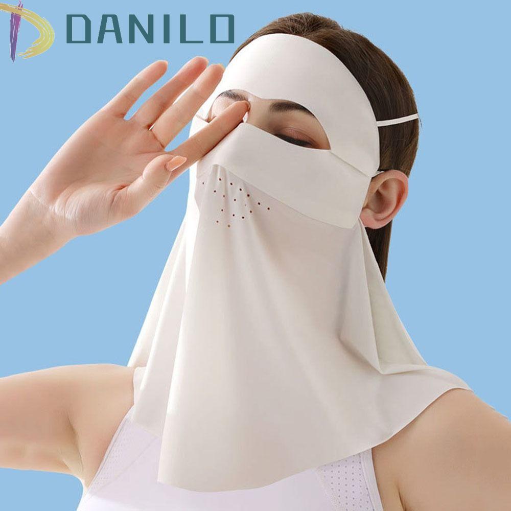 Mặt Nạ DANILO Bảo Vệ Mắt Và Cổ Chống Tia UV Màu Trơn Có Thể Điều Chỉnh