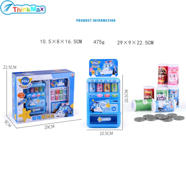 Thinkmax Bộ Đồ Chơi Mô Phỏng Máy Bán Nước Ngọt Sáng Tạo