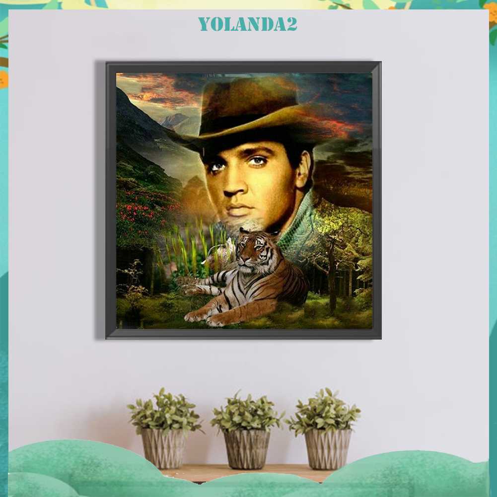 Tranh Đính Đá Kim Cương Toàn Bộ 5D DIY Hình Vẽ Presley