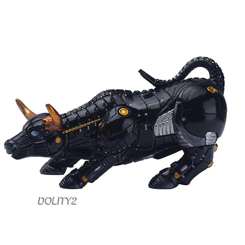 [Dolity2] Tượng Bò Cơ Khí Steampunk Thủ Công Để Bàn Trang Trí