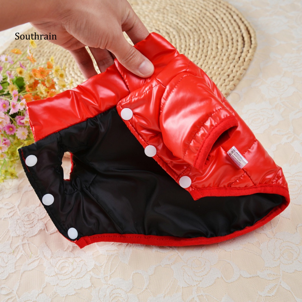 Áo Khoác Màu Trơn Giữ Ấm Thời Trang Cho Cún Cưng