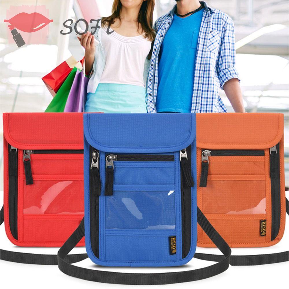 Ví Đeo Cổ Mỏng Nhẹ Kèm Dây Đeo Có Thể Điều Chỉnh Thời Trang Cho Nam Và Nữ