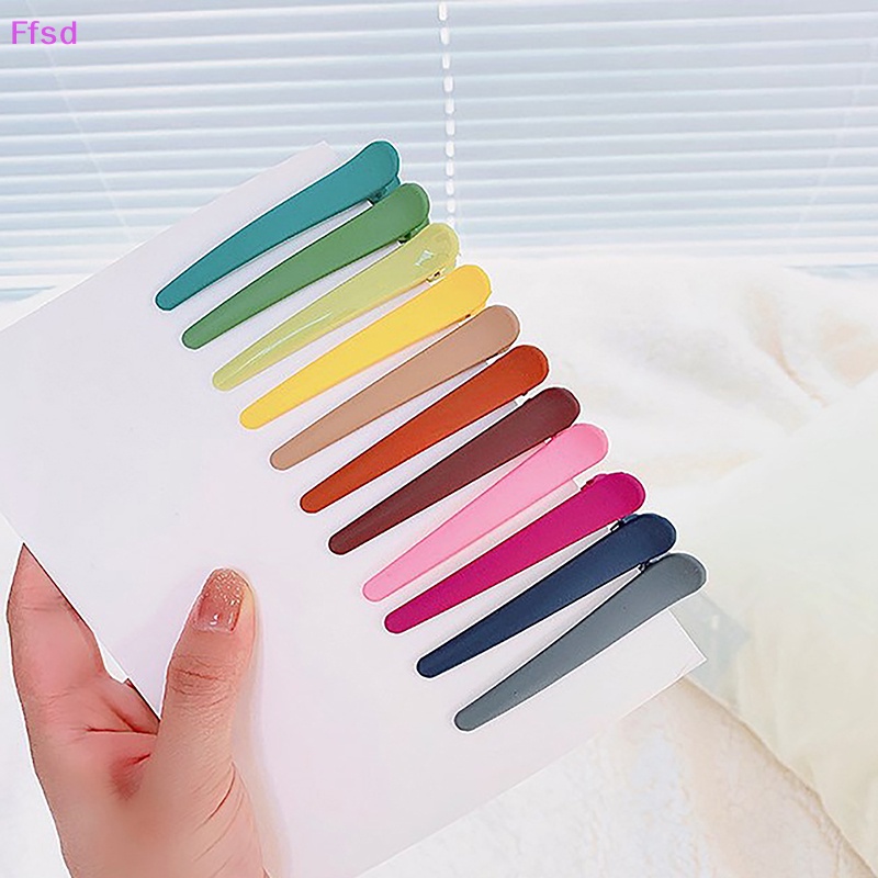 Bộ 10 Kẹp Mỏ Vịt Bằng Nhựa Màu Kẹo Chuyên Dụng Tạo Kiểu Tóc DIY