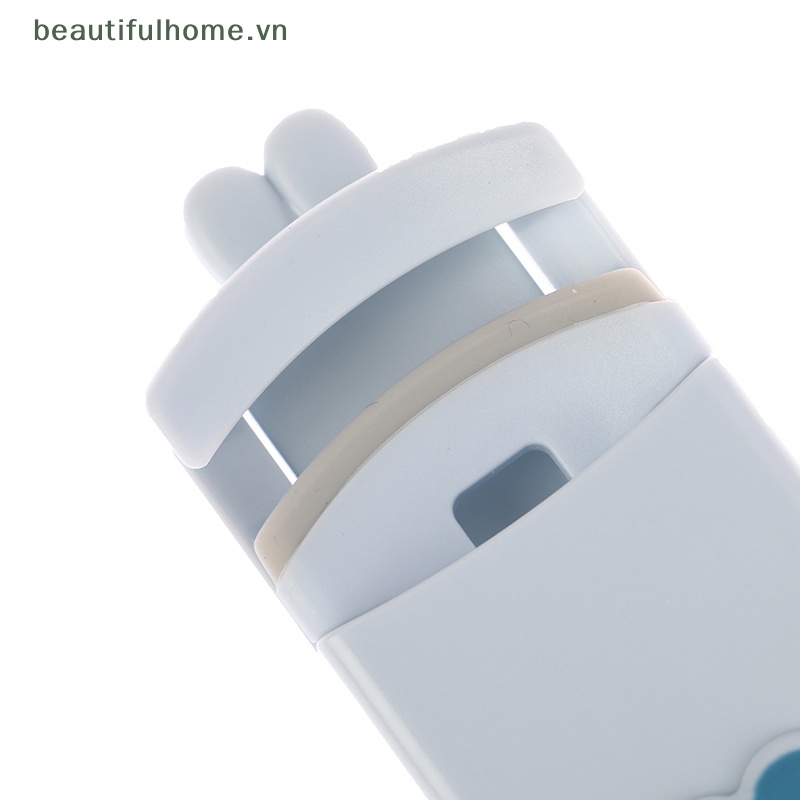 1 Bộ Dụng Cụ Uốn Cong Lông Mi Mini Bằng Nhựa Hình Chân Mèo Dễ Thương