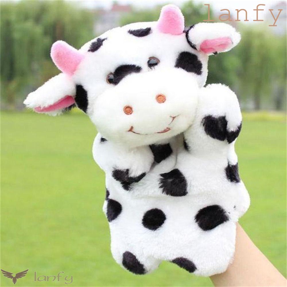 Con Rối Đeo Tay Hình Gấu Trúc / Mèo Koala Nhồi Bông Dễ Thương Cho Bé