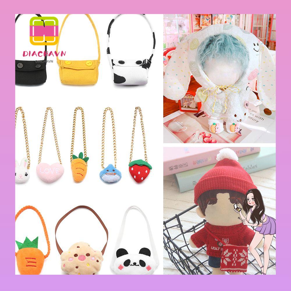 Túi Đeo Chéo Hình Búp Bê Nhồi Bông 20CM Xinh Xắn