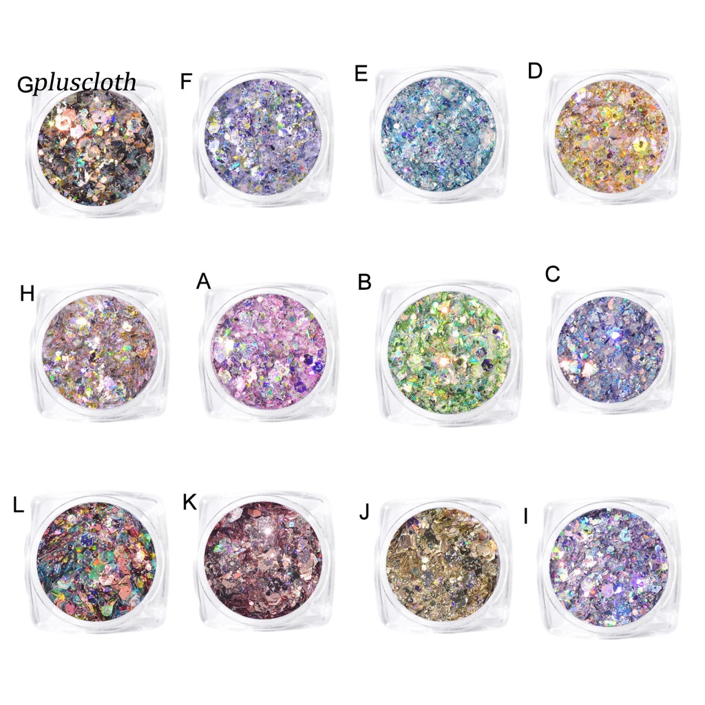 1 Lọ 1g Hạt Kim Sa Lấp Lánh Siêu Mỏng Trang Trí Móng Tay Nghệ Thuật