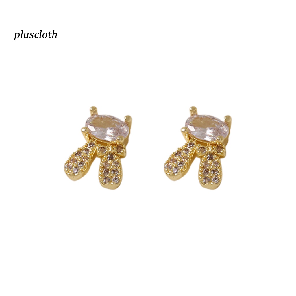 Set 2 Hộp Phụ Kiện Trang Trí Móng Tay Nghệ Thuật Hình Thỏ Năm Mới