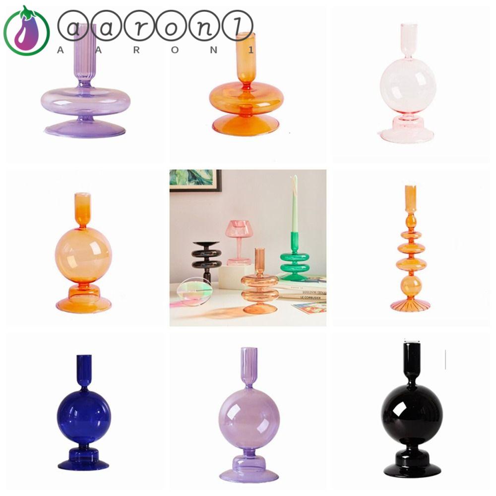 Aaron1 Bình Hoa Thủy Tinh Một Lớp Hình Cầu Phong Cách Bắc Âu