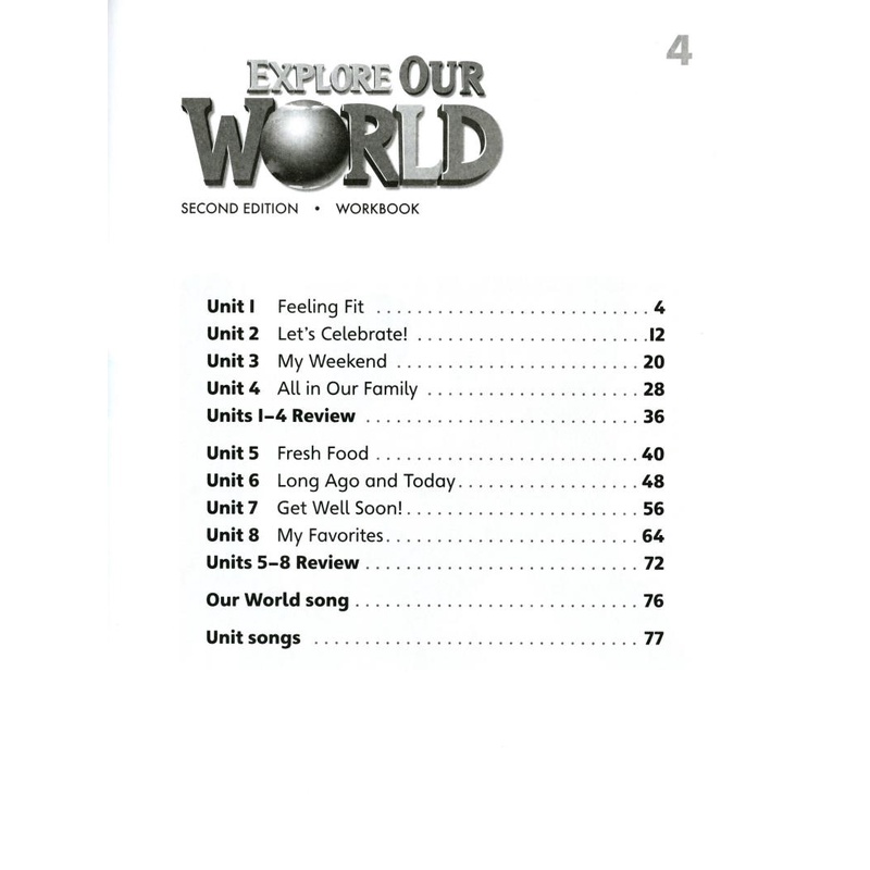 Explore Our World 4: Workbook - 2nd Edition